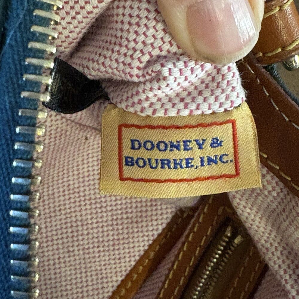 Dooney & Bourke Dillen Large Forest Green Zipper Pocket HOBO Sac Shoulder Bag - Picture 16 of 16